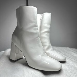White Heels boots
